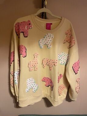 Queen of Sparkles Animal Cookies Sweatshirt